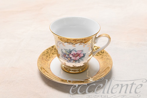 イタリア製カップ&ソーサー Amber 6客セット|CL-TCS025280A6
