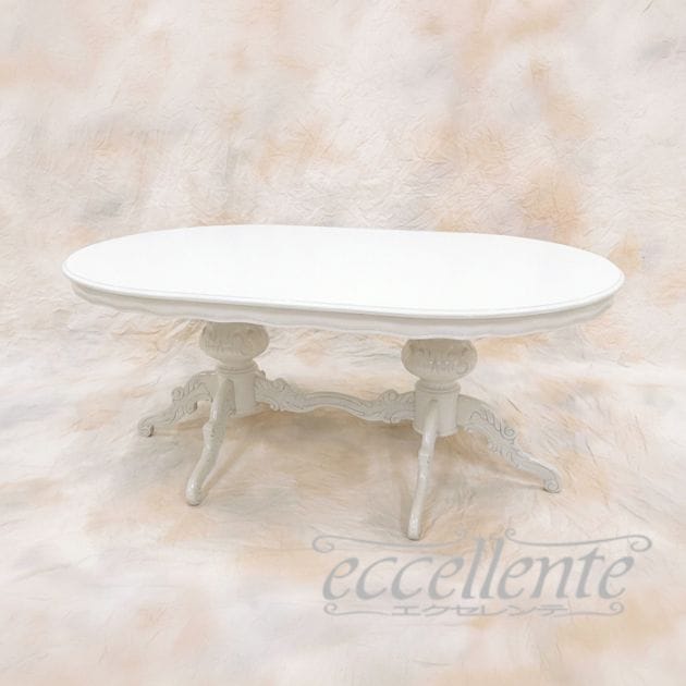イタリア製ダイニングテーブル 175 アイボリー Dining Table 175 Ivory