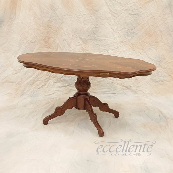 イタリア製 センターテーブル 茶|Coffee Table - Walnut Finish|TV-17920TIST