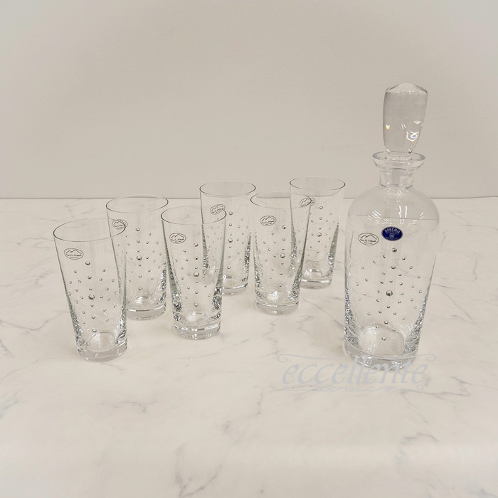 FA-202021MU イタリア製 ボトル+タンブラー6個セット・MU