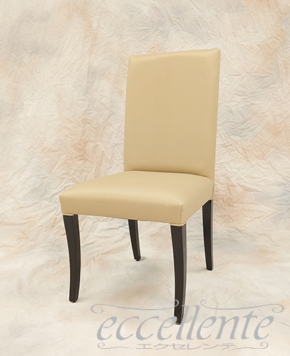 イタリア製 ダイニングチェア ZIVA 革 アイボリー｜Dining Chair ZIVA - Leather, Ivory｜GP-042146DST