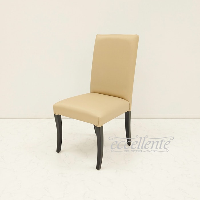 イタリア製チェアー GP-042146DST イタリア製 ダイニングチェアー ZIVA 革 アイボリー