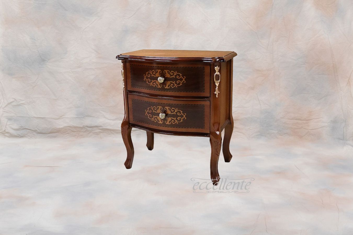 イタリア製サイドチェスト 象嵌｜TS-4309/2/SPA-BR