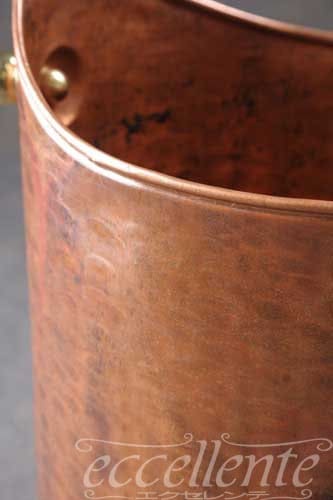 イタリア製 傘立て 楕円変形 Copper Gold ｜Umbrella stand oval
