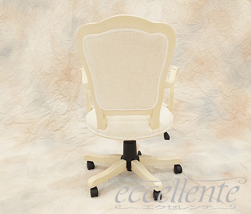 イタリア製 デスクチェア Matera Valetta Ivory AW｜Desk chair Matera Valetta - Ivory, AW｜MS-11RWAVLI