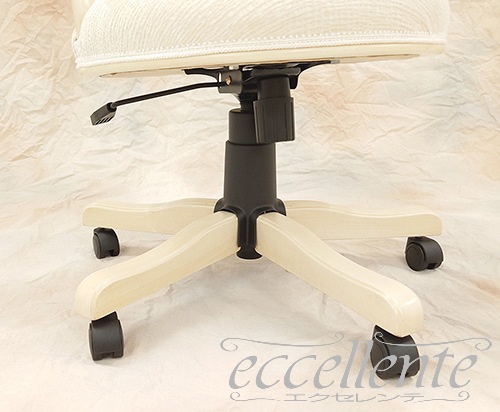 イタリア製 デスクチェア Matera Valetta Ivory AW｜Desk chair Matera Valetta - Ivory, AW｜MS-11RWAVLI
