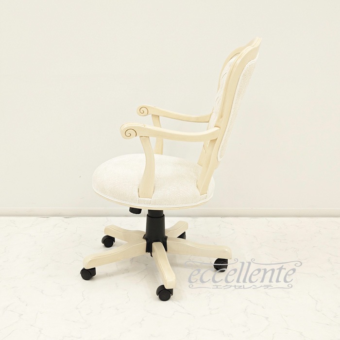 MS-11RWAVLI イタリア製 デスクチェア Matera Valetta Ivory AW Desk chair Matera Valetta White AW