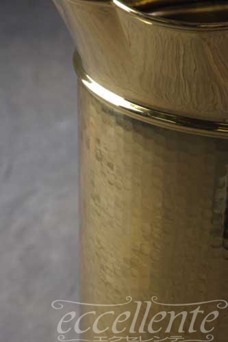イタリア製 傘立て 丸フリル Brass Bright     ｜Umbrella stand round with frills / Brass Bright｜CR-8266BA