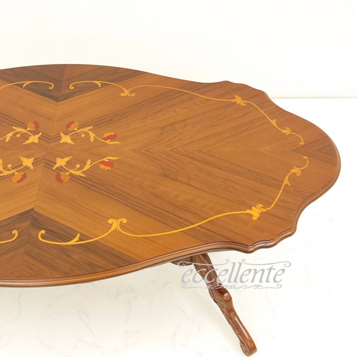 TV-17919TRST イタリア製センターテーブル 茶 Coffee Table Walnut color