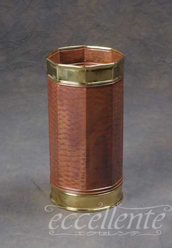 イタリア製 傘立て 八角 Copper Gold   ｜Umbrella stand octagonal / Copper Gold｜CR-8283CC