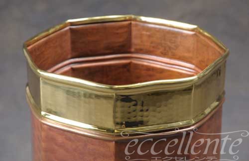 イタリア製 傘立て 八角 Copper Gold   ｜Umbrella stand octagonal / Copper Gold｜CR-8283CC