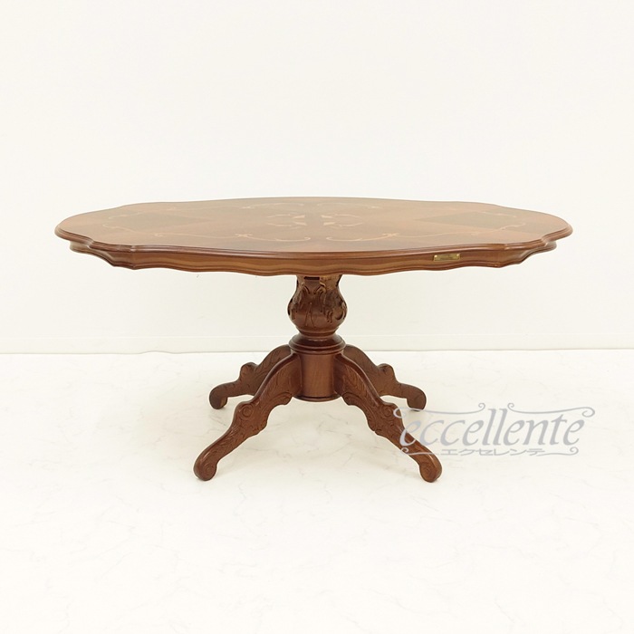 TV-17920TIST イタリア製センターテーブル 茶 Coffee Table Walnut color