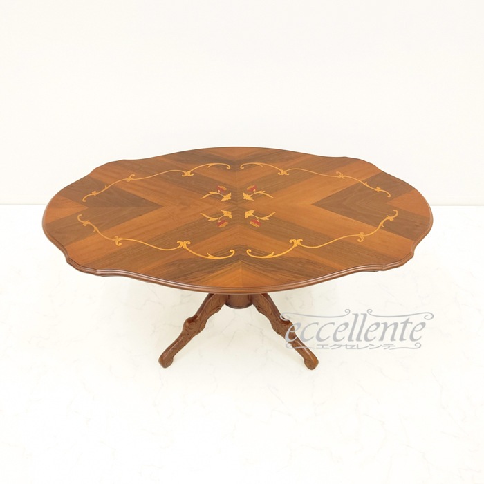 TV-17920TIST イタリア製センターテーブル 茶 Coffee Table Walnut color