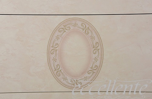 【サルタレッリ/Saltarelli】 イタリア製 3段シングルチェスト アマルフィ アイボリー｜AM-32W