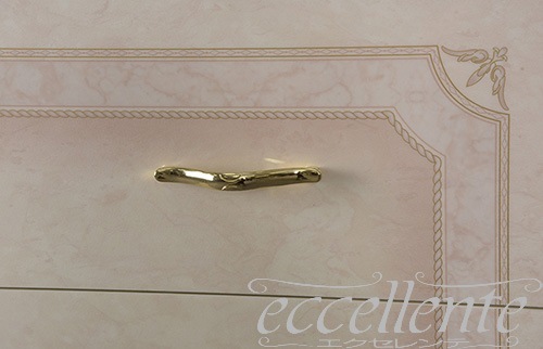 【サルタレッリ/Saltarelli】 イタリア製 3段シングルチェスト アマルフィ アイボリー｜AM-32W