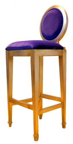 GP-605ST イタリア製 バーチェアー Ovalona (1脚限り/難あり)