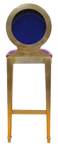 GP-605ST イタリア製 バーチェアー Ovalona (1脚限り/難あり)