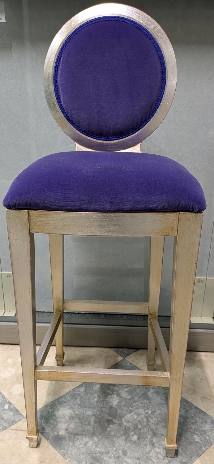 GP-605ST イタリア製 バーチェアー Ovalona (1脚限り/難あり)