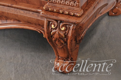 【サルタレッリ/Saltarelli】VE-21 イタリア製 2ドアーグラスサイドボード　ヴェルサイユ　ウォールナット