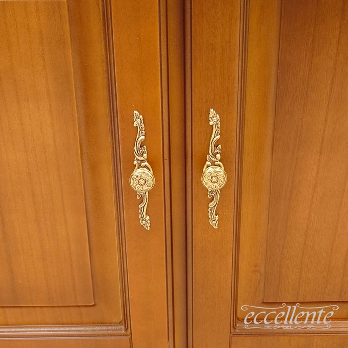 TV-5007NO イタリア製3ドアサイドボード 茶 3 door Sideboard Walnut color