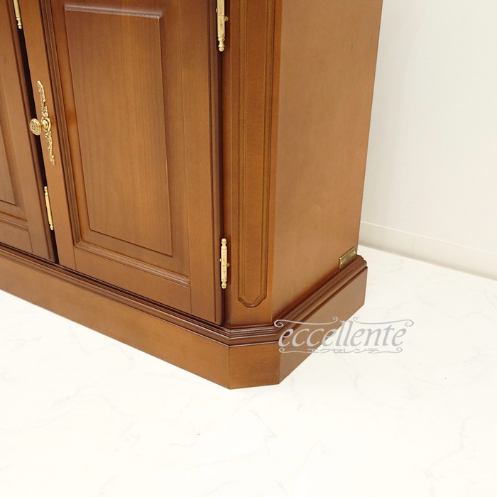 TV-5007NO イタリア製3ドアサイドボード 茶 3 door Sideboard Walnut color