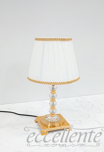 FC-4581M25 イタリア製 テーブルランプ グラスゴールド中 Brass +