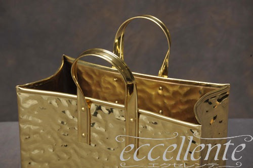 イタリア製 マガジンラック バッグ Brass Bright ｜Magazine rack bag