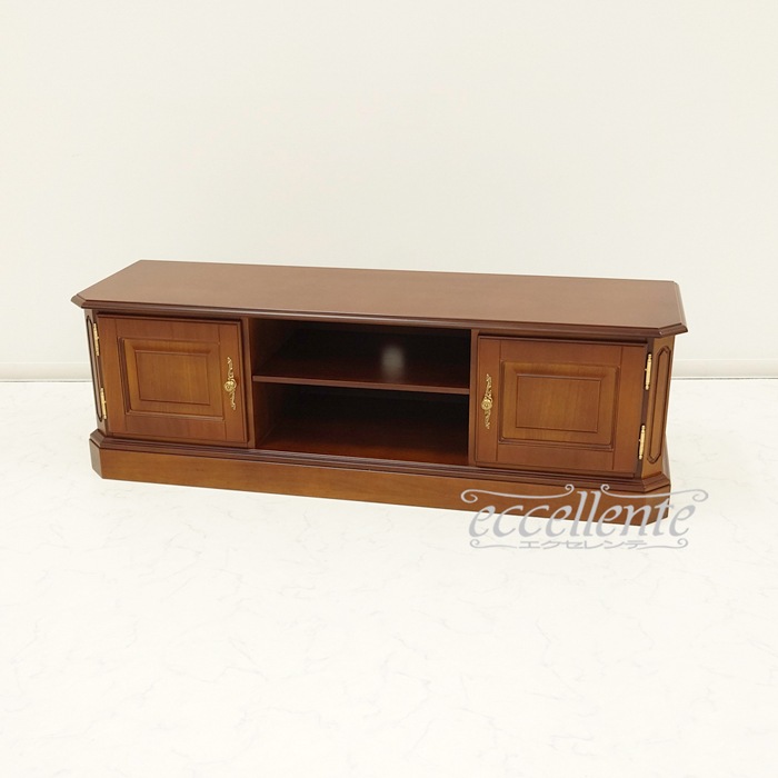 イタリア製 テレビボード 2ドア 茶｜2 Door TV Board｜TV-5009NO