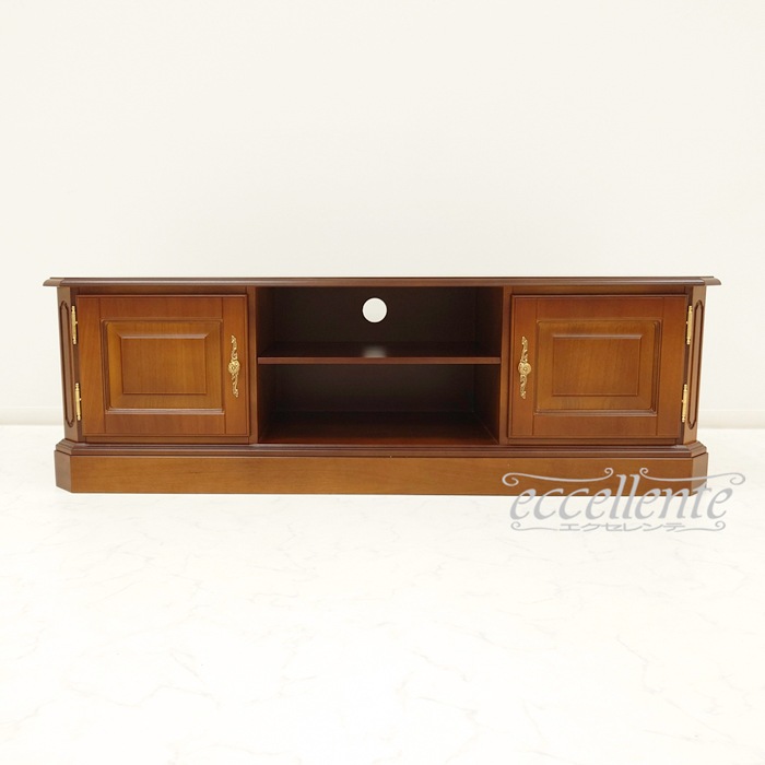 イタリア製 テレビボード 2ドア 茶｜2 Door TV Board｜TV-5009NO