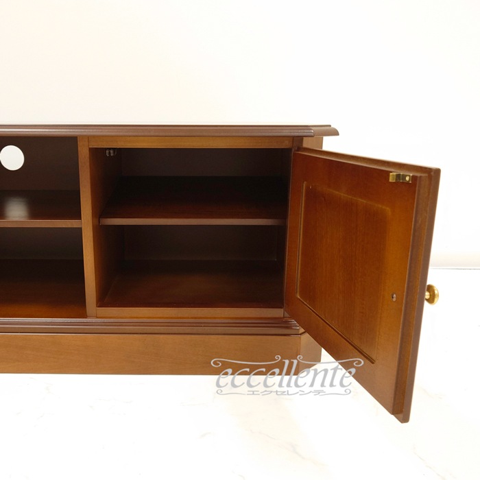 イタリア製 テレビボード 2ドア 茶｜2 Door TV Board｜TV-5009NO