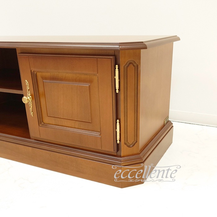 イタリア製 テレビボード 2ドア 茶｜2 Door TV Board｜TV-5009NO