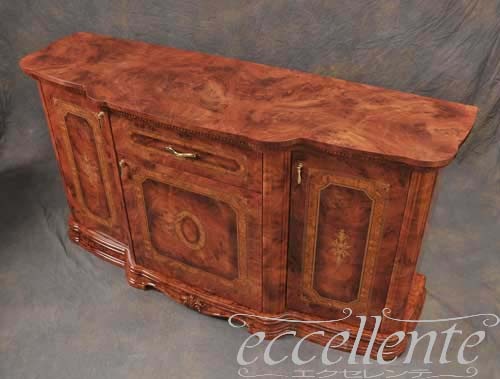 【サルタレッリ/Saltarelli】AM-02 イタリア製 3ドアーサイドボード　アマルフィ　ウォールナット