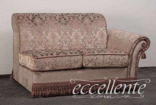 CS-TOPAV2R イタリア製 1アーム2シートソファR　トパッツィオ　バイオレット   1Arm  2seat sofa R Topazio/Violet