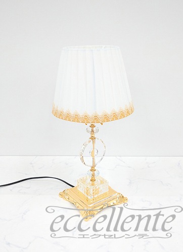 イタリア製 テーブルランプ グラスリング中 Brass + Glass｜FC-4839M25