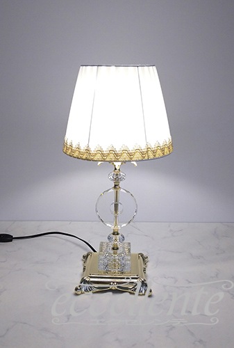 イタリア製 テーブルランプ グラスリング中 Brass + Glass｜FC-4839M25