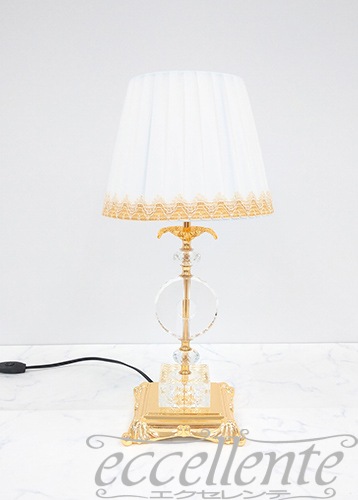 イタリア製 テーブルランプ グラスリング中 Brass + Glass｜FC-4839M25