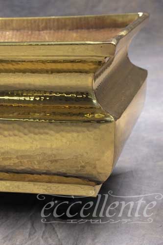 イタリア製 プランター60 キャスター付 Brass Bright   ｜Planter 60 with casters / Brass Bright｜CR-835360BA