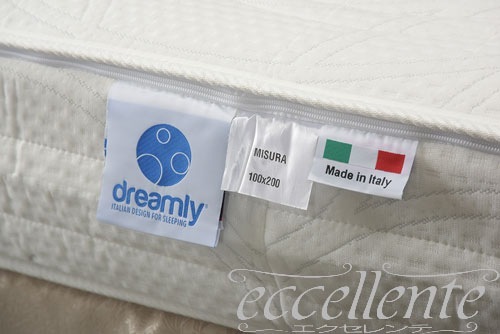 イタリア製 マットレス シングル100 Sirio 5Zone／Comfortカバー｜ME-SIRI10