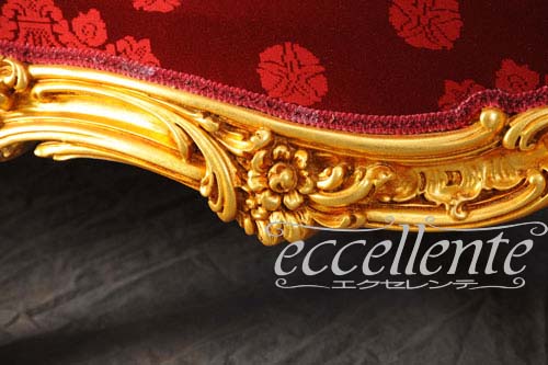 シリック/Silik】 イタリア製 2シートソファ ゴールド／C｜SI-8812