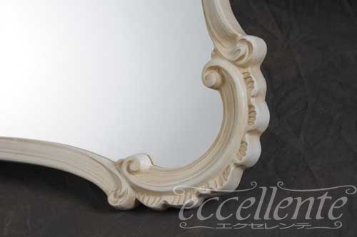 2618M1250 イタリア製 ミラー　アイボリー