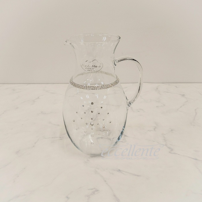 イタリア製 カラフェ・ワイングラス6個セット・MU マルチ｜FA-100195MU