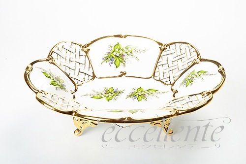 イタリア製 脚付トレイ(ネット) Mughetto｜Tray with legs(net) Mughetto｜CB-490MUT