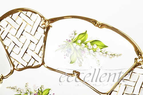 イタリア製 脚付トレイ(ネット) Mughetto｜Tray with legs(net) Mughetto｜CB-490MUT