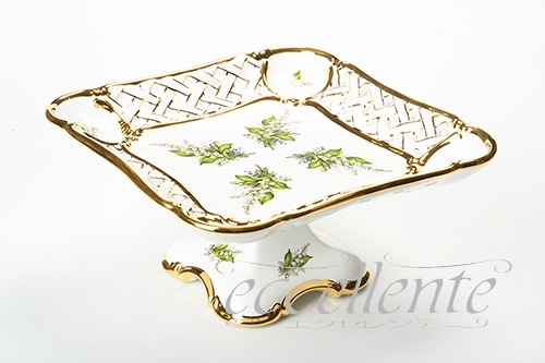 イタリア製 コンポート角 Mughetto｜Compote Square shaped Mughetto｜CB-646MUA