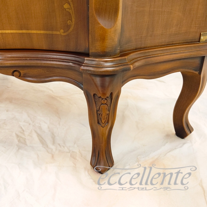 イタリア製 テレビボードグランデ St.ボルボネーゼ 象嵌／ウォールナットカラー｜TV board grande St. Borbonese with inlay/Walnut Finish｜TV-BR6122NO