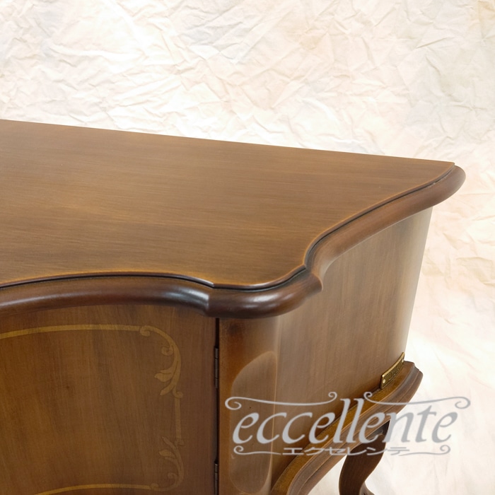 イタリア製 テレビボードグランデ St.ボルボネーゼ 象嵌／ウォールナットカラー｜TV board grande St. Borbonese with inlay/Walnut Finish｜TV-BR6122NO