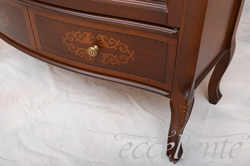 TV-4304NOST イタリア製 2ドアキャビネット ウォールナットカラー