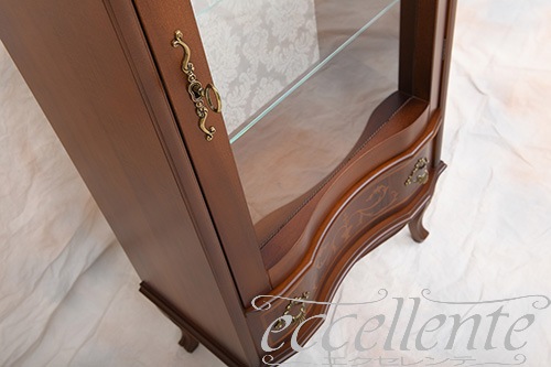 TV-562NOST イタリア製1ドアキャビネット ウォールナットカラー