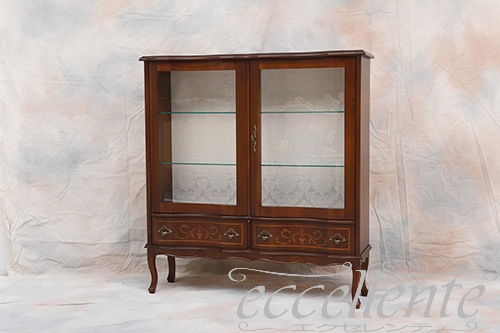イタリア製 2ドアキャビネット ウォールナットカラー｜2 Door Cabinet - Walnut Finish｜TV-565NOST