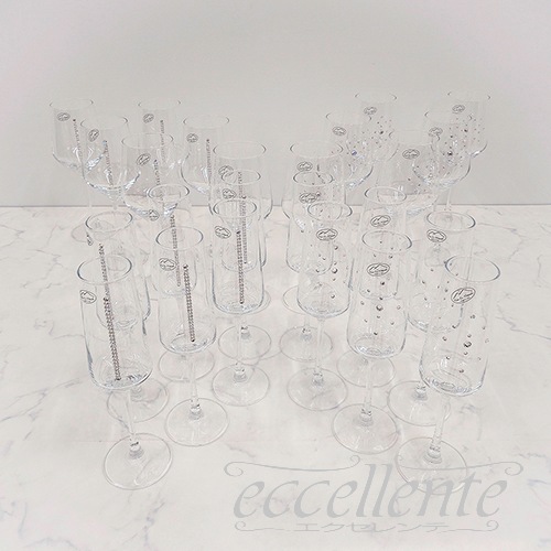 イタリア製 フルートグラス 6個セット･SW｜FA-14036SW